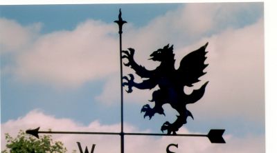 Griffin weather vane